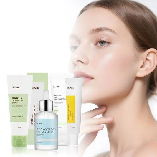 IUNIK · Rutina Coreana con Beta-Glucano y Centella Asiática · Hidratante y Antienvejecimiento