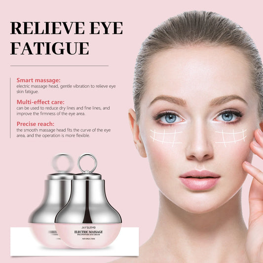 Sérum Contorno de Ojos con Masajeador Eléctrico en Rodillo · Reafirmante, Hidratante y Antiojeras