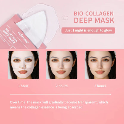 Mascarilla de Colágeno e Hidrogel · Tratamiento Intensivo Antienvejecimiento e Hidratante