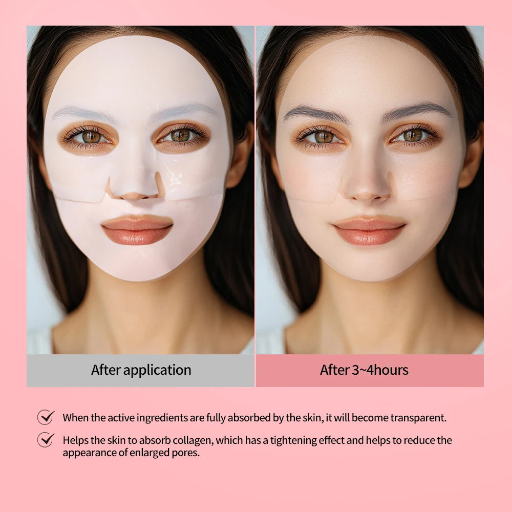 Mascarilla de Colágeno e Hidrogel · Tratamiento Intensivo Antienvejecimiento e Hidratante