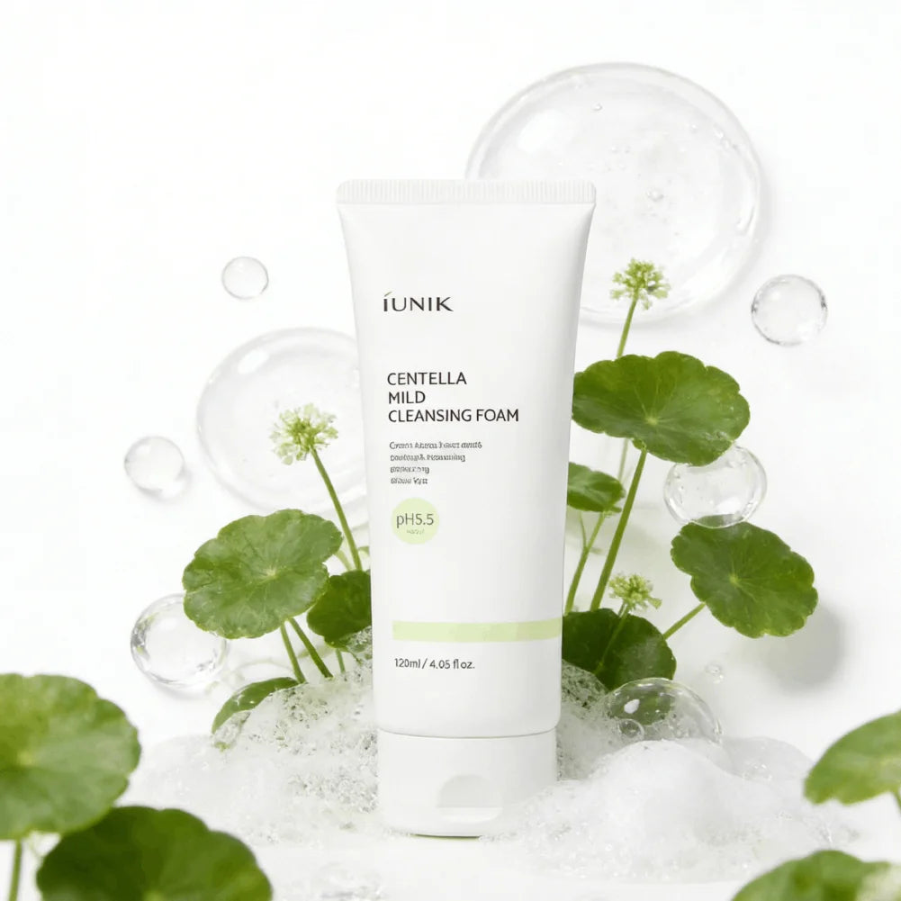 IUNIK · Rutina Coreana con Beta-Glucano y Centella Asiática · Hidratante y Antienvejecimiento