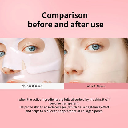 Mascarilla de Colágeno e Hidrogel · Tratamiento Intensivo Antienvejecimiento e Hidratante