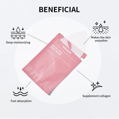 Mascarilla de Colágeno e Hidrogel · Tratamiento Intensivo Antienvejecimiento e Hidratante