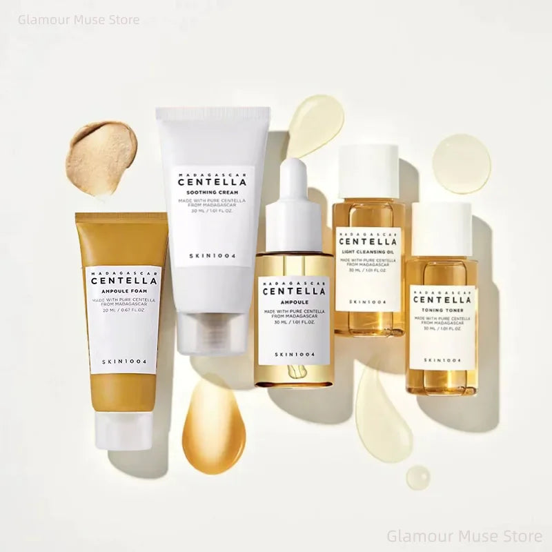 SKIN1004 · Kit de Viaje con Centella Asiática · Set Mini 5 Piezas Calmante y Purificante